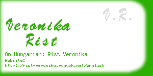 veronika rist business card